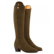 Women's Regina Heeled Suede Boot
