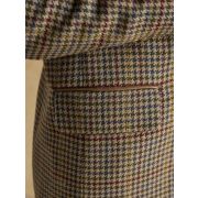Hackmore Grey Check Relaxed Fit Tweed Wool Blend Blazer