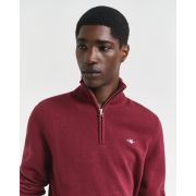 Casual Cotton Half-Zip Sweater