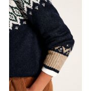 Etta Navy Fair Isle Jumper