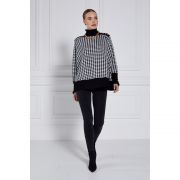 Kingsbury Cape Knit - Houndstooth
