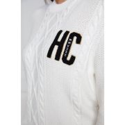 Varsity Cable Knit Jumper