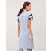 Imelda Jersey Woven Mix Dress
