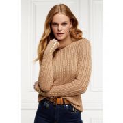 Seattle Roll Neck Cable Knit