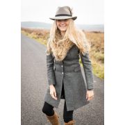 The Suffolk Fedora (Guinea & Pheasant Feather)