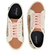 Coast Pump Faux Leather Trainers