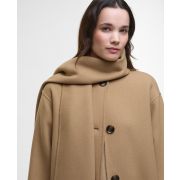 Clementine Wool Scarf Coat