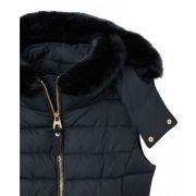 Merrium Gilet With Faux Fur Collar Trim