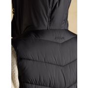 Moorsdale Black Longline Showerproof Padded Gilet with Hood