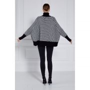 Kingsbury Cape Knit - Houndstooth