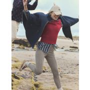 Heritage Navy Fleece Longline Cape