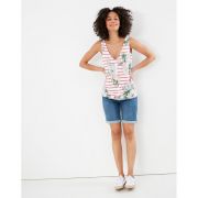 Darlie Button Back Jersey Vest
