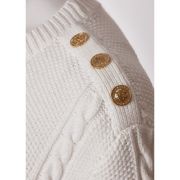 Varsity Cable Knit Jumper