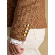 Canterly Brown Herringbone Tweed Hacking Jacket
