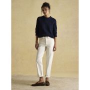 Classic Cable Cotton Crew Neck Jumper