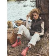 Reversible Faux Fur Brown/Cream Padded Gilet