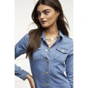 Denim Shirt Dress
