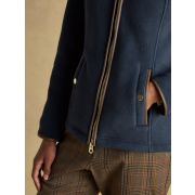 Heritage Navy Regular Zip Through Fleece
