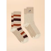 Everyday 2 Pack Cotton Blend Socks