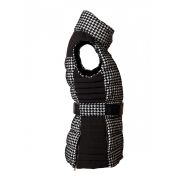 Valais Quilted Gilet - Houndstooth