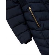 Cherington Chevron Quilted Longline Padded Coat