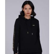 Ladies Grid Overlayer Hoodie