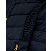 Cherington Chevron Quilted Longline Padded Coat
