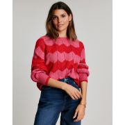 Rianna Scallop Print Jumper