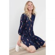 Karis Concealed Placket Shirt Dress