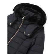Cassington Padded Coat With Faux Fur Collar & Hood
