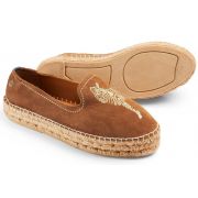 Saint Tropez Embroidered Suede Espadrilles