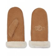 Shearling Embroidered Mitten