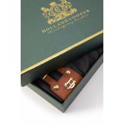 Contrast Leather Gloves