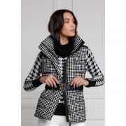 Valais Quilted Gilet - Houndstooth