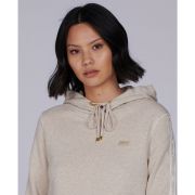 Ladies Grid Overlayer Hoodie