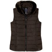 Merrium Gilet With Faux Fur Collar Trim