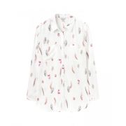 Elvina Button Through Blouse With Patch Pockets