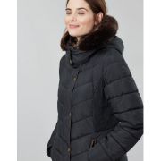Cherington Chevron Quilted Longline Padded Coat