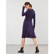 Monica L/S Long Sleeve Waisted Jersey Dress
