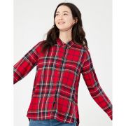 Lorena Longline Brushed Woven Shirt