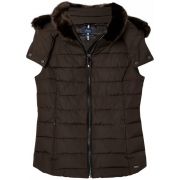 Merrium Gilet With Faux Fur Collar Trim