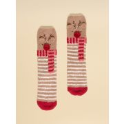 Fluffy Reindeer Fluffy Socks