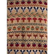 Woodland Oatmeal Cotton-Rich Intarsia Crew Neck Knitted Vest