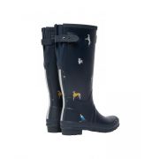 Printed Wellies with Back Gusset