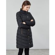Cherington Chevron Quilted Longline Padded Coat