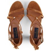 Heeled Brancaster Suede Sandal