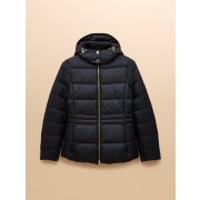 Hadlow Navy Showerproof Padded Coat with Hood