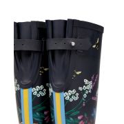 Printed Wellies With Adjustable Back Gusset