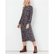 Zoey Frill Neck Long Shirt Dress