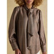 Tabby Tie Neck Blouse